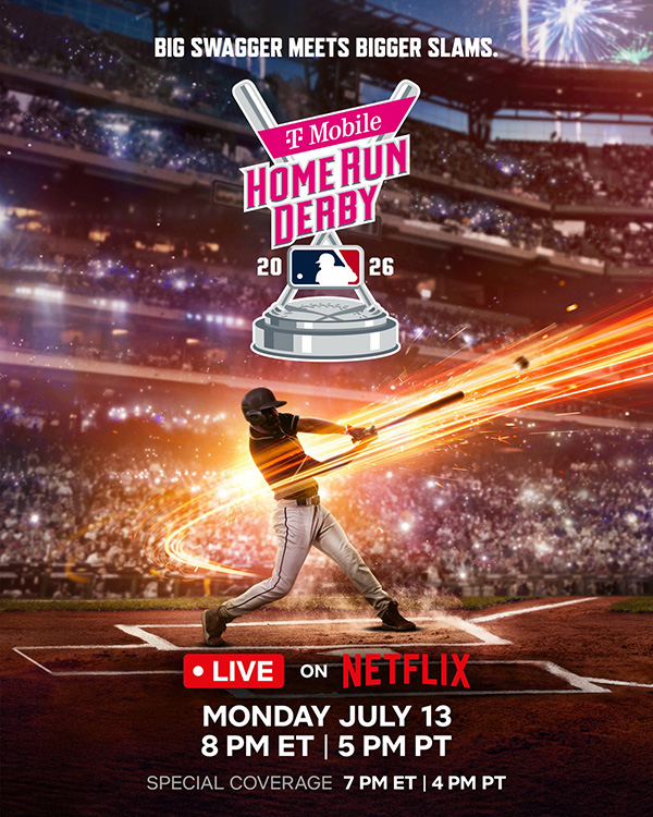 MLB Home Run Derby 2026 (พรีเมียร์ 14 กรกฎาคม) Netflix แนะนำเนื้อหา เดือนกรกฎาคม 2569