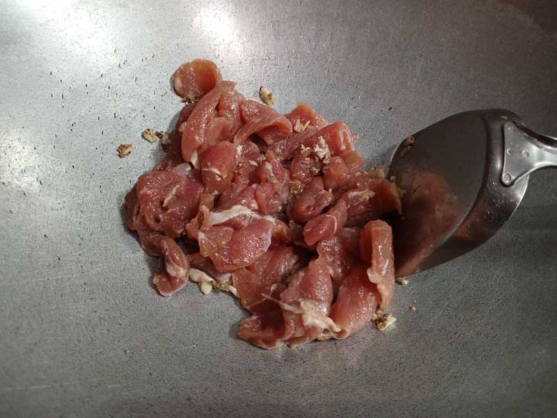 สูตรผัดผักบุ้งหมูหมัก