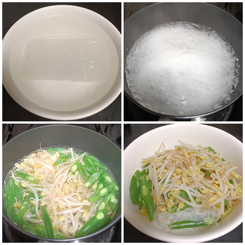 ก๋วยเตี๋ยววุ้นเส้นแซลมอน ก๋วยเตี๋ยว เมนูวุ้นเส้น สูตรอาหาร