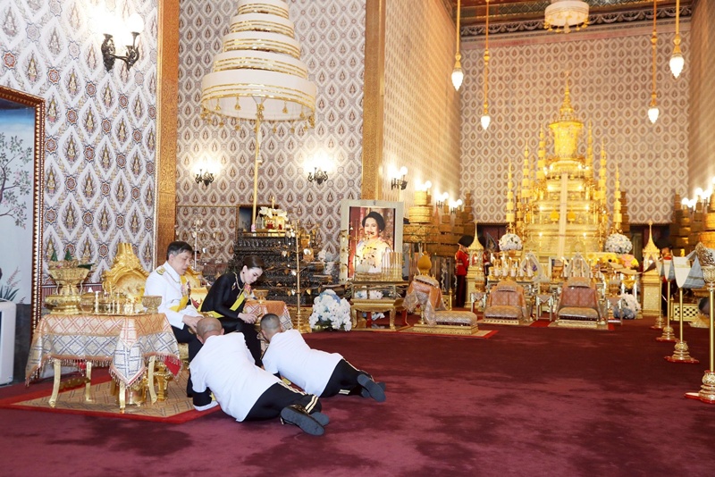 พระบรมวงศานุวงศ์ ทรงบำเพ็ญพระราชกุศลสวดพระอภิธรรมพระบรมศพ