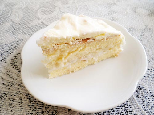 เค้กมะพร้าวอ่อนครีมสด 