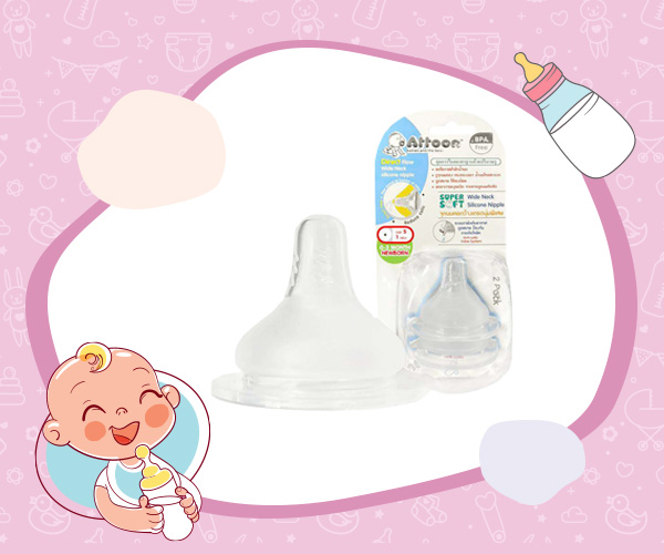 ATTOON Direct Flow Silicone Nipple