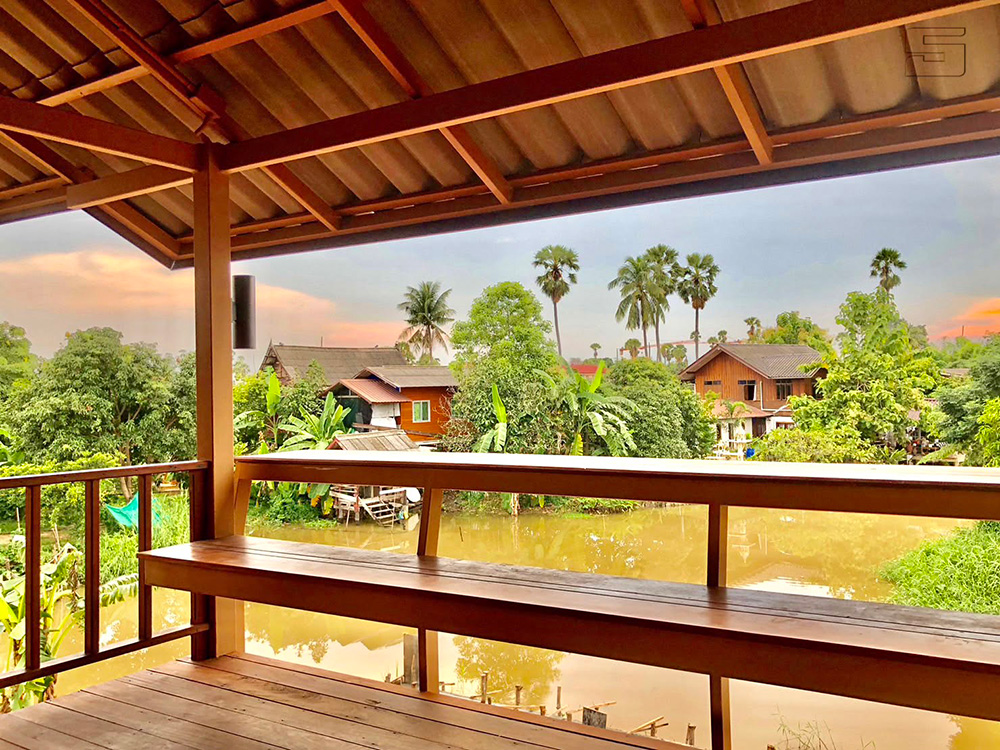 บ้านชายคลอง แบบบ้านริมคลอง