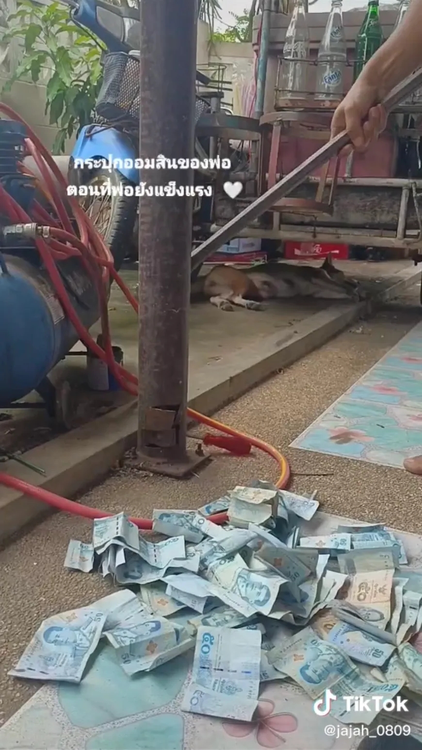 กระปุกออมสินเสาบ้าน