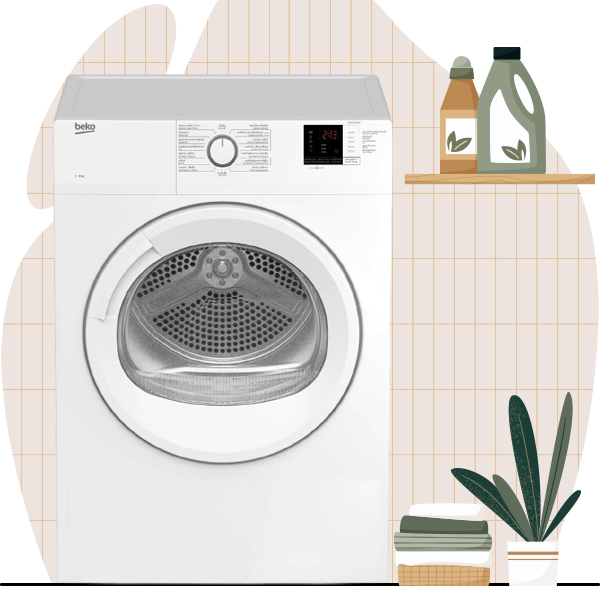 เครื่องอบผ้า Beko รุ่น DA8112RX0W