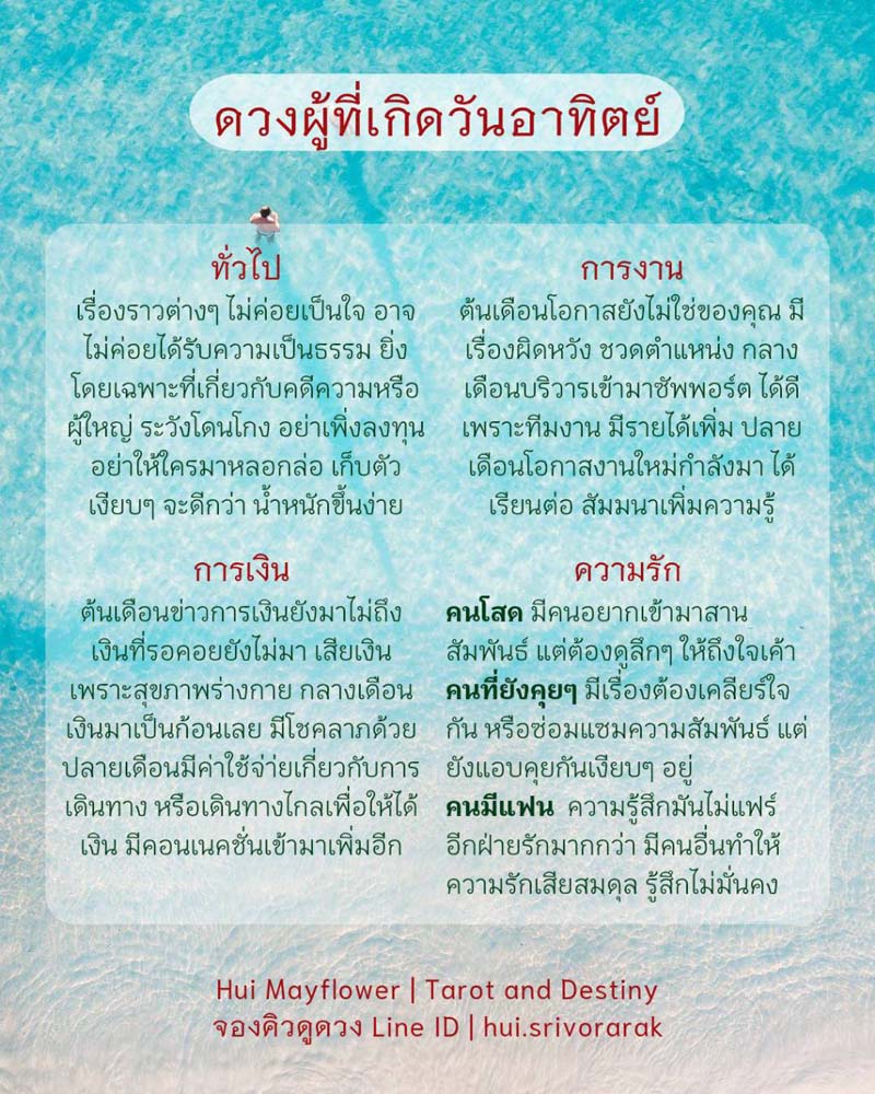 ดวงรายเดือน