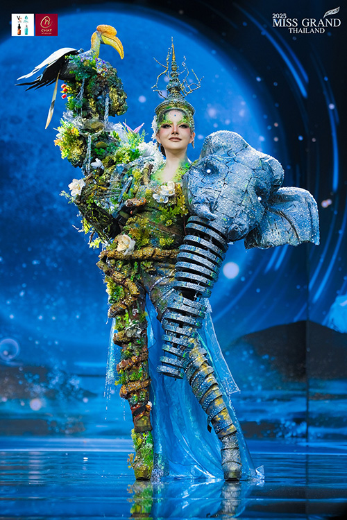 มิสแกรนด์ไทยแลนด์ 2025 รอบ ชุดประจำชาติ ทำถึง ชวนอึ้ง จัดเต็มความอลังการ