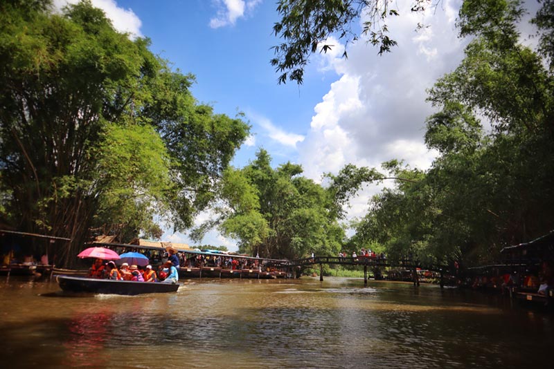 ตลาดน้ำใกล้กรุงเทพฯ