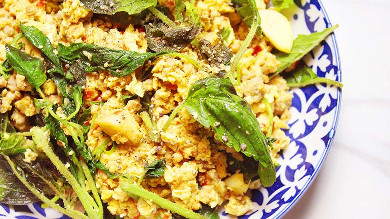 ผัดกะเพราหมูสับ