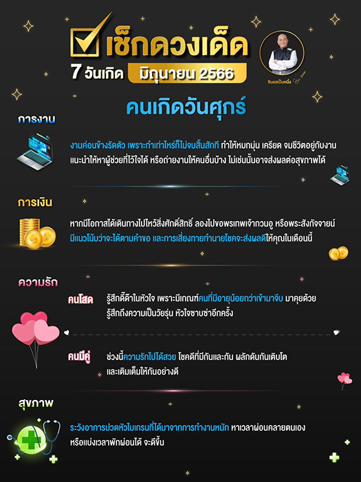 ซินแสเป็นหนึ่ง ดูดวงเดือนมิถุนายน 2566