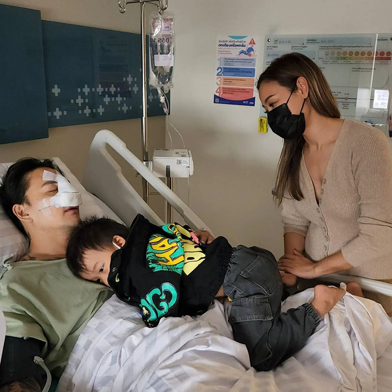 ไฮโซเบลล์ อัปเดตอาการ แทค ภรัณยู 