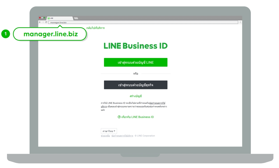 วิธี เปลี่ยน id line@