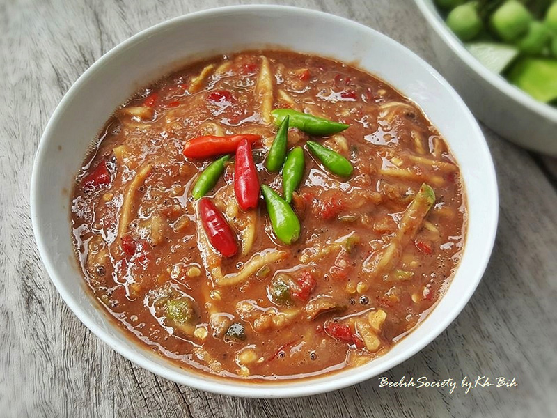 สูตรน้ำพริกกะปิ เมนูน้ำพริกกะปิ อาหารไทย สูตรอาหาร