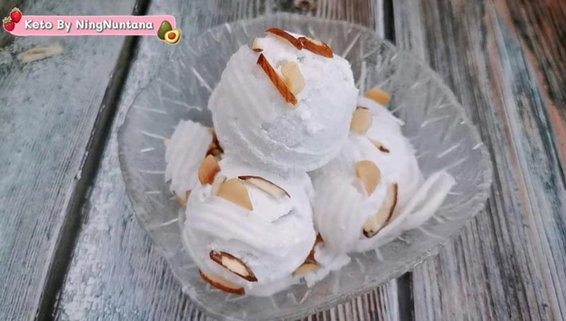 ไอศกรีมกะทิคีโต