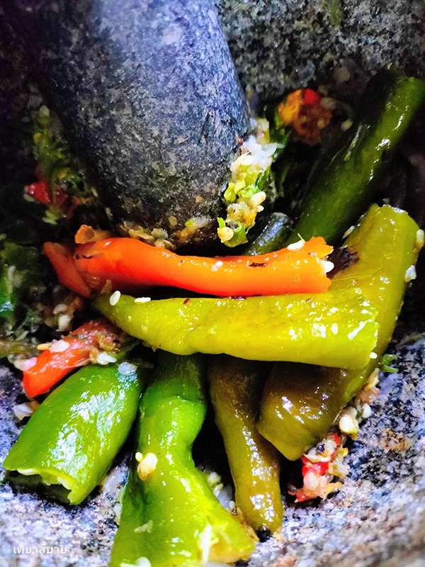 สูตรน้ำพริกขี้กา เมนูน้ำพริก เมนูอาหารไทย อาหารเพื่อสุขภาพ สูตรอาหาร