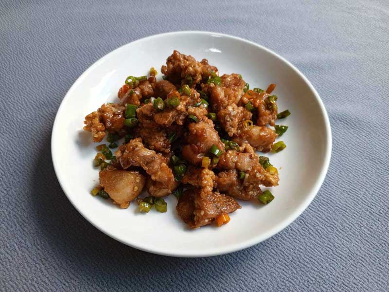 วิธีทำไก่คั่วพริกเกลือ