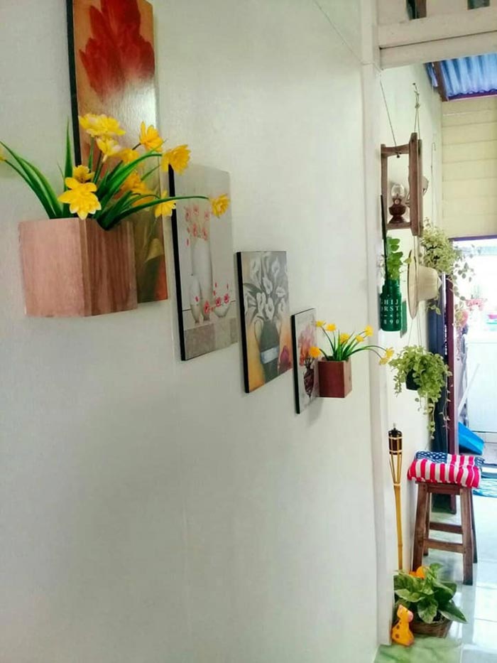 จัดสวนหน้าบ้านตึกแถว