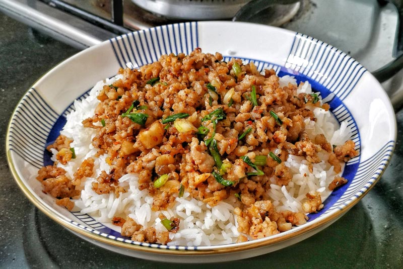 เมนูหมูสับ