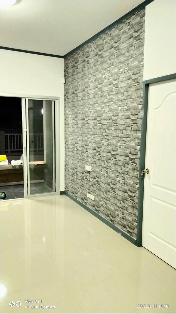 บ้านเดี่ยวชั้นเดียว 2 ห้องนอน 1 ห้องน้ำ 