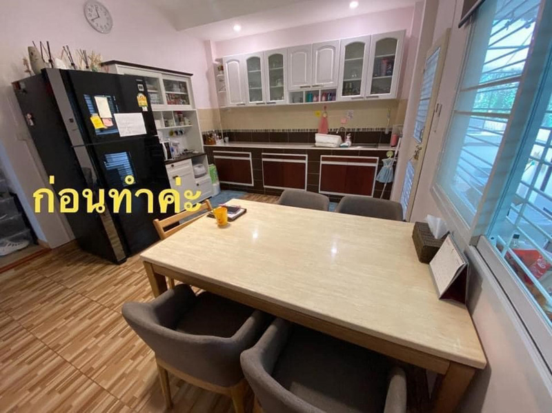 รีโนเวทห้องครัวบ้านจัดสรร