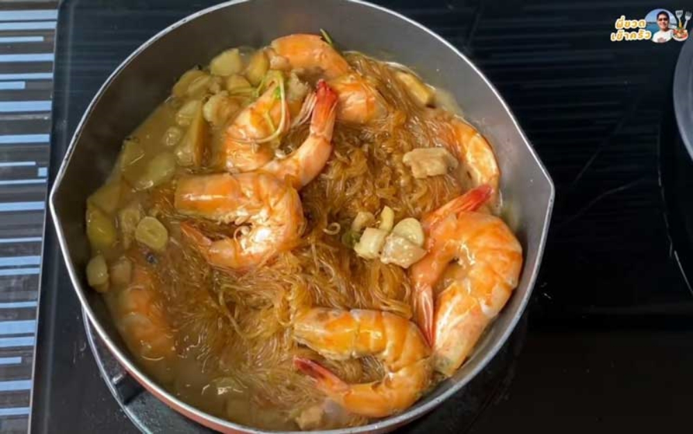 วิธีทำกุ้งอบวุ้นเส้น