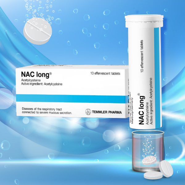 ยาละลายเสมหะเม็ดฟู่ nac long