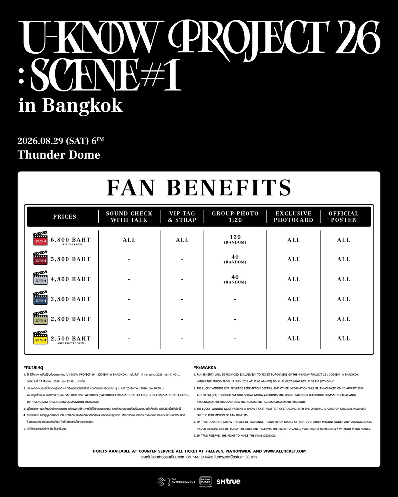 U-KNOW คอนเสิร์ต Fan Benefit