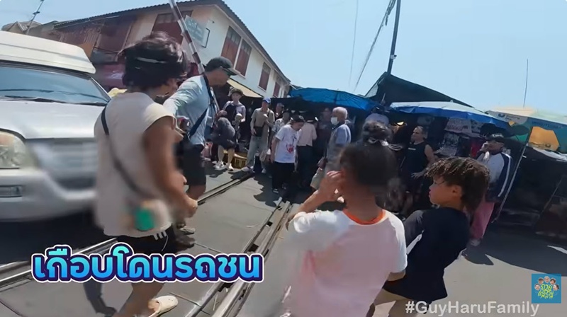 กาย รัชชานนท์ ปกป้องลูกกลางถนนตลาดร่มหุบ