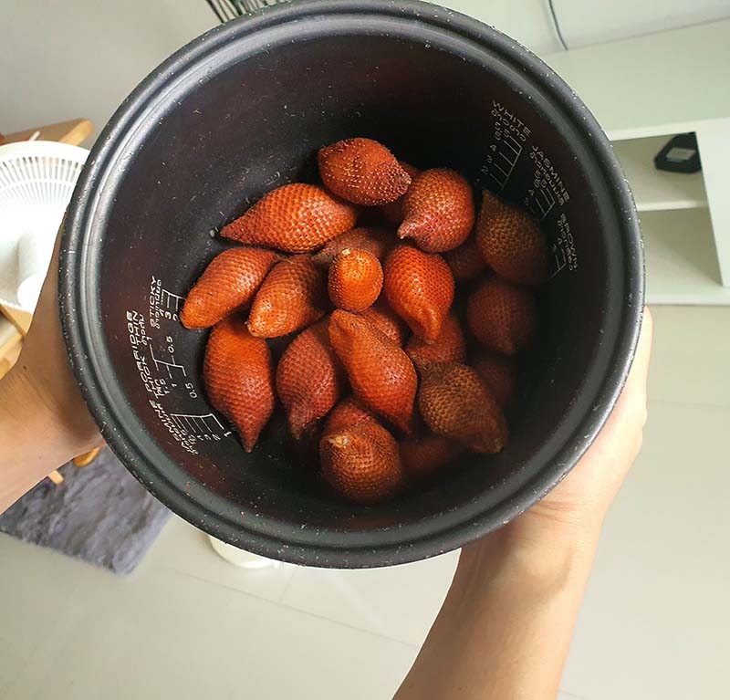 วิธีแกะสละ