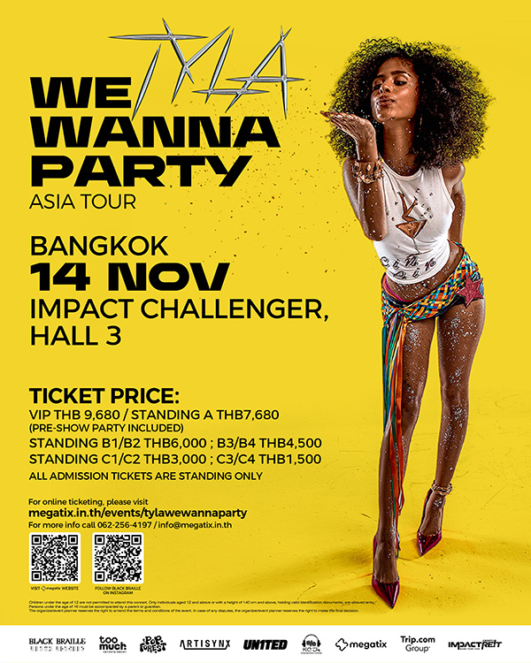 TYLA WE WANNA PARTY ASIA TOUR in Bangkok