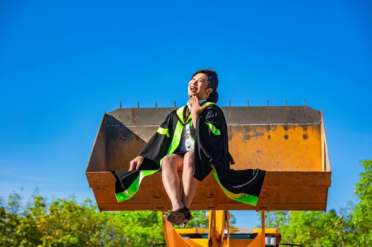 ถ่ายรูปรับปริญญา