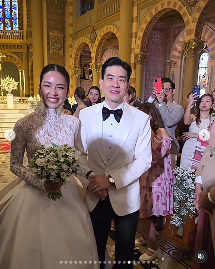 อาชิ อาชิตา เข้าพิธีแต่งงาน