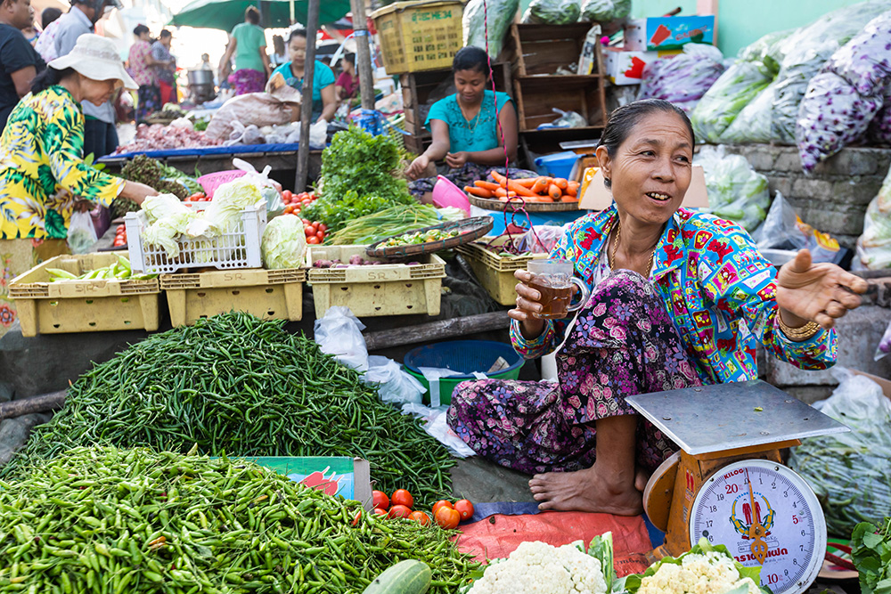 ตลาดในเมียวดี