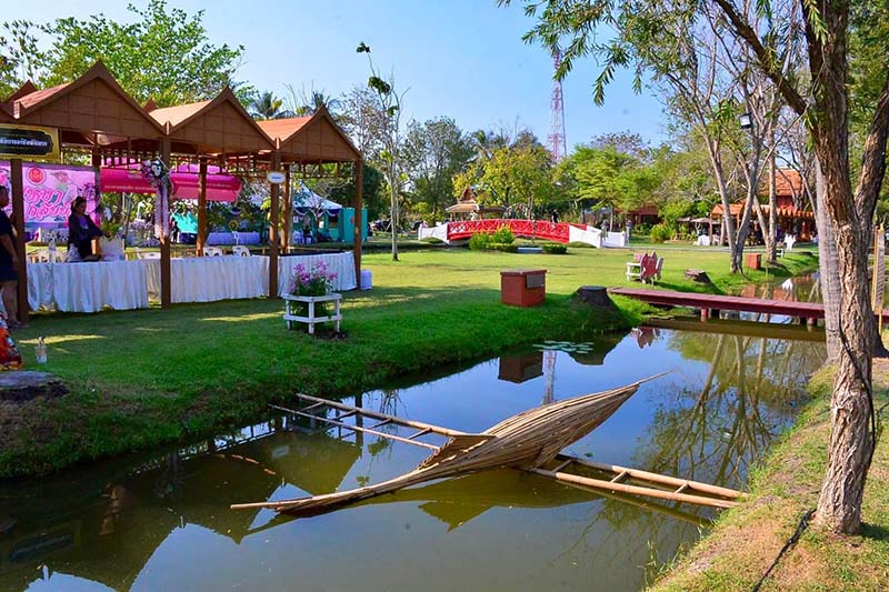 สถานที่จัดงาน เสน่ห์อัมพวา Night at The Museum
