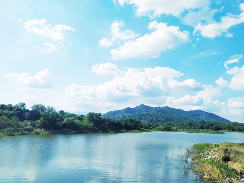 ที่เที่ยวเพชรบุรี อ่างเก็บน้ำห้วยแม่ประจันต์ (เขื่อนแม่ประจันต์)