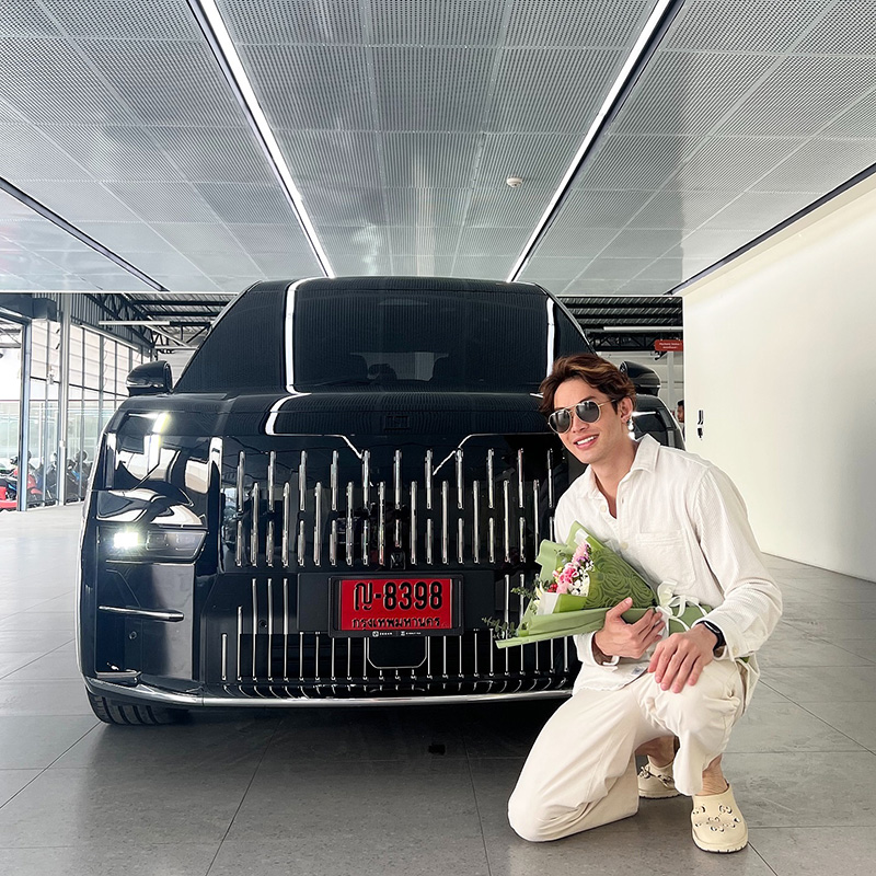 ดีเจมะตูม ถึงไทยปุ๊บออกรถปั๊บ