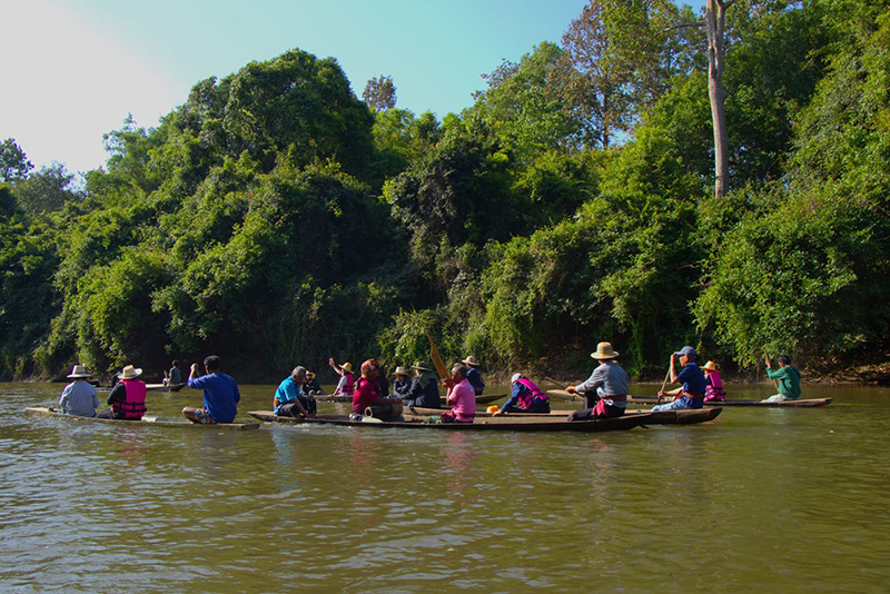 เที่ยวบุรีรัมย์ ล่องเรือโบราณ ชุมชนผการันดูล