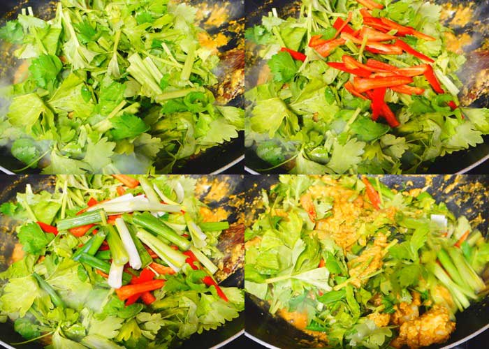 กุ้งผัดผงกะหรี่