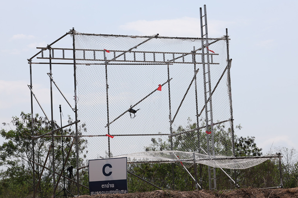 ตาข่ายประสิทธิภาพสูงป้องกันโดรน กลุ่ม ปตท.