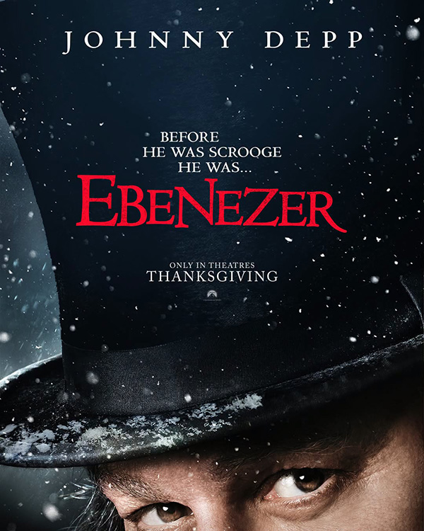 โปสเตอร์ EBENEZER เอเบนีเซอร์ และคืนคริสต์มาส จอห์นนี เดปป์ หนังใหม่ 2026