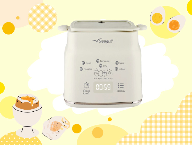 Seagull เครื่องต้มไข่ ยี่ห้อไหนดี 2569 เมนูไข่ ไข่ต้ม ทำอาหาร