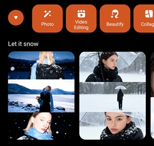 วิธีสร้างรูปถ่ายวิวหิมะ