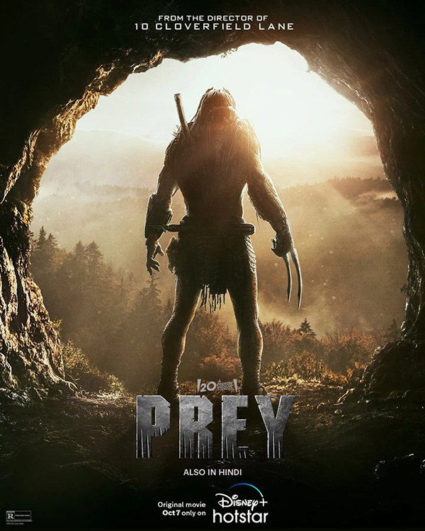 จักรวาล Predator ไทม์ไลน์ดูหนังพรีเดเตอร์ หนัง Prey (2022) โปสเตอร์