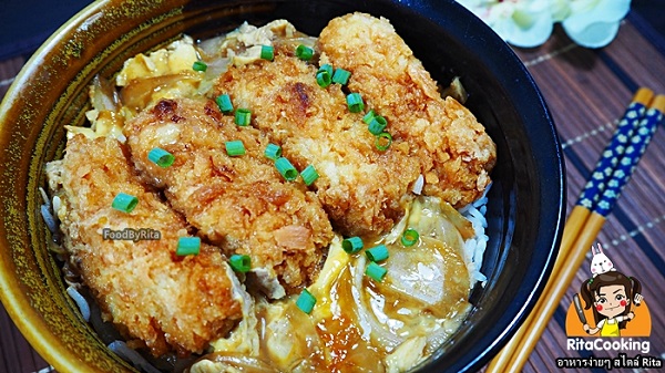 ข้าวหน้าหมูทอด