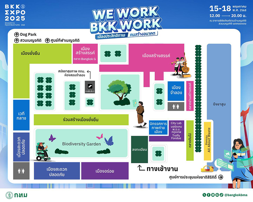 BKK EXPO 2025 ผังงาน