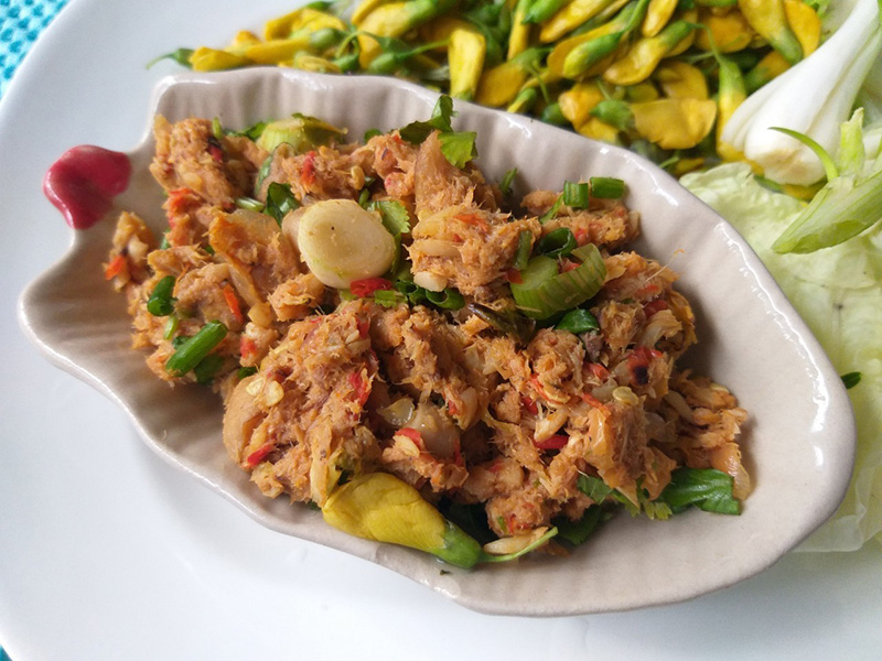 สูตรน้ำพริกปลาทูเห็ดย่าง เมนูน้ำพริก น้ำพริกปลาทู เมนูอาหารไทย อาหารเพื่อสุขภาพ