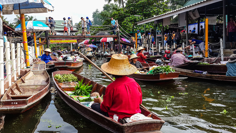 ตลาดน้ำท่าคา จังหวัดสมุทรสงคราม