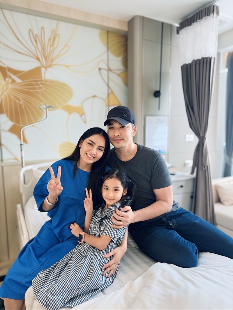 ครูก้อย ภรรยาเจมส์ เรืองศักดิ์ เย็บปากมดลูก ป้องกันคลอดก่อนกำหนด