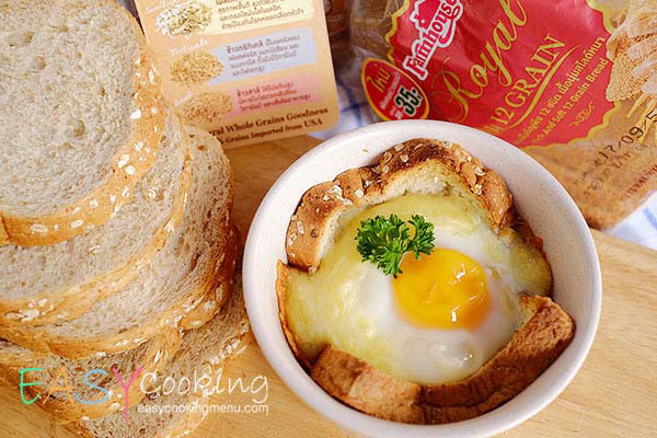 ไข่ถ้วยอบชีส 