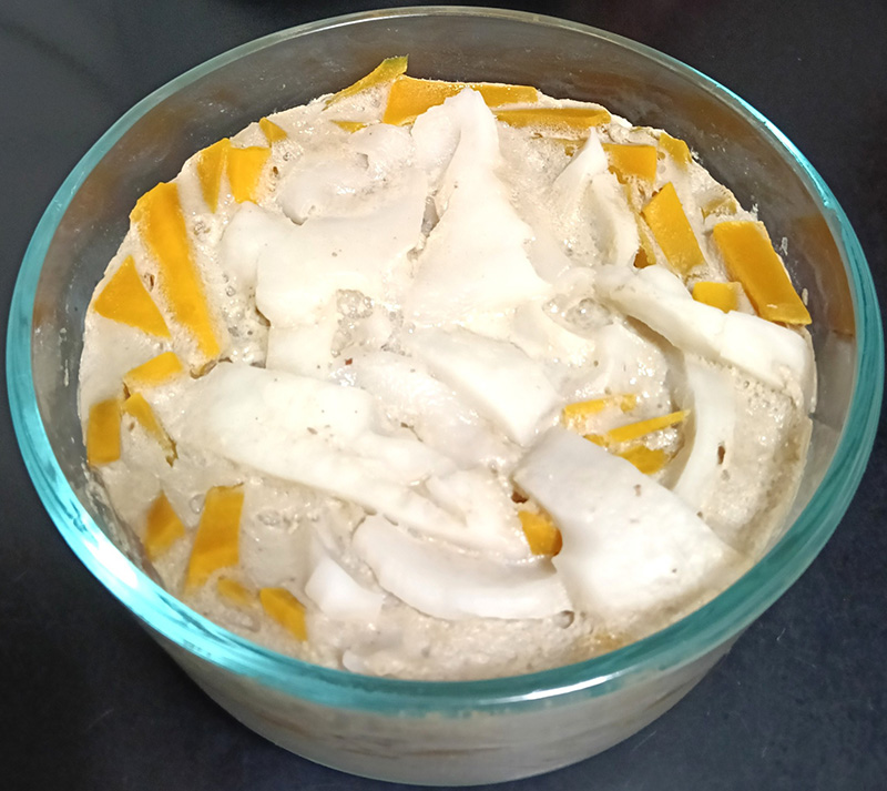 สังขยาฟักทองมะพร้าวอ่อนนมสด เมนูขนมไทย สังขยาฟักทอง สูตรขนม